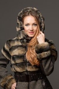 Modella fotografata per mor'a pelletteria firenze