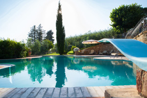 Piscina dell'agriturismo Sornano Castellina in Chianti