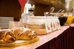 Particolare sala colazione Hotel Semifonte Poggibonsi
