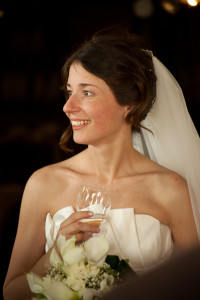 Sposa al ricevimento