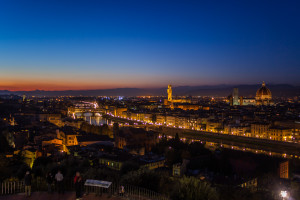 Panoramica di Firenze dal Piazzale Michelangelo