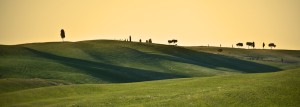 Panorama crete senesi toscana